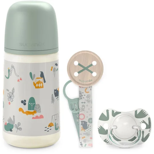 Suavinex Walk Gift Set poklon set 0-6 m Green(za djecu od rođenja)