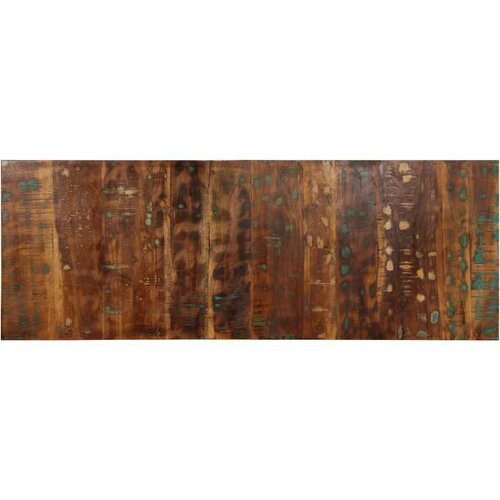 vidaXL Naglavna deska Multicolor 140 cm Masivni les Reclaimed Cene