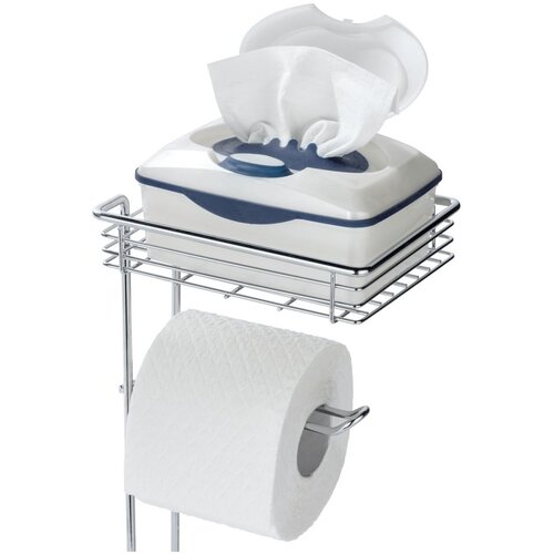 Wenko Stojalo za WC papir iz kromiranega jekla v srebrni barvi &amp;ndash; Slike