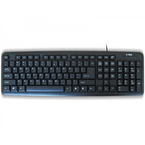Etech E-5050 PS/2 US crna tastatura Cene
