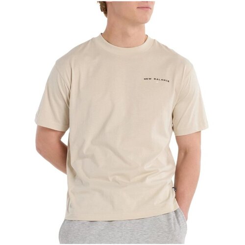 New Balance Majice s kratkimi rokavi MT51507TWF Bež Slike