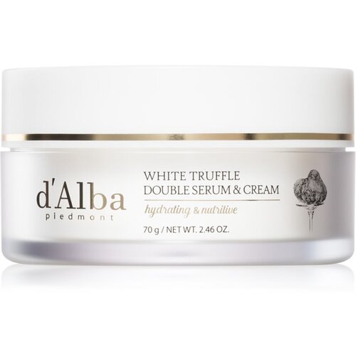 D&amp;#039;Alba White Truffle Double Serum &amp;amp; Cream učvr&amp;scaron;ćujuća dnevna krema i serum 2 u 1 70 g Slike
