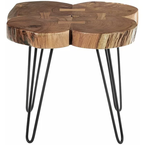 Premier Housewares Pomoćni stol s pločom stola od bagrema 50x50 cm Nandri –