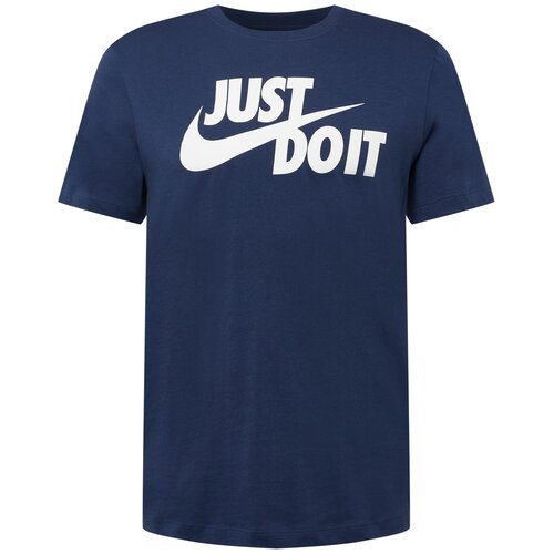 Nike Majica 'Swoosh' mornarska / bela Cene