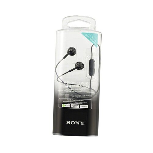 Sony MDREX110APB.CE7 headset za pametne telefone Android/iPhone, crn Slike