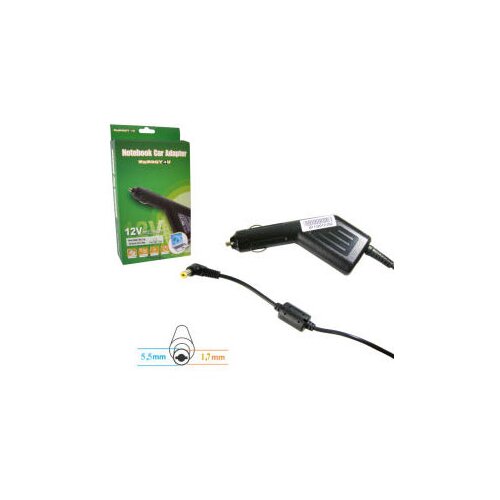 Green cell Avto polnilec - adapter za prenosnik CA10 / 19V 2.1A / 5.5x1.7mm ACER Slike