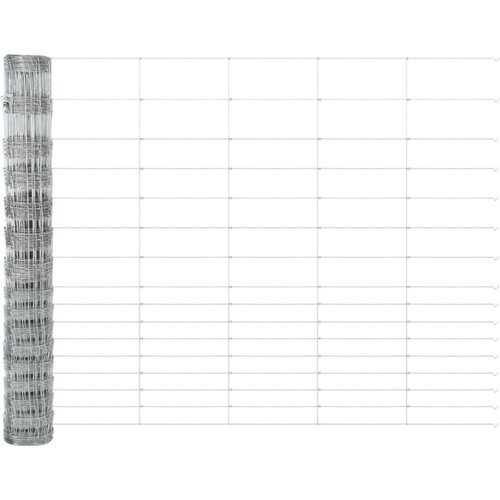 vidaXL Field Fence 1,2x50 m pocinkano jeklo Cene