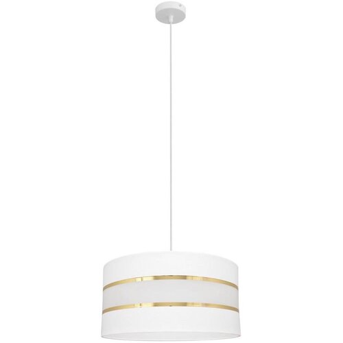  Luster na sajli HELEN 1xE27/15W/230V prečnik 40 cm bela/zlatna Cene