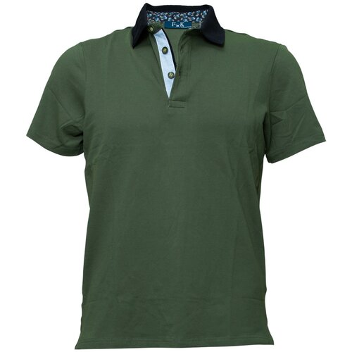 F * * K moška polo majica Modern Elegance olivno zelena Cene