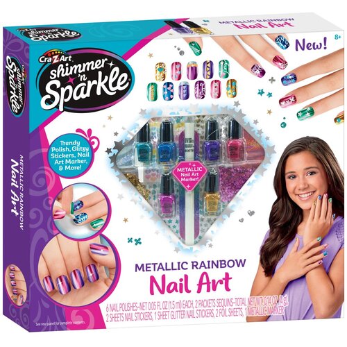 Cra-z-art set izdelovalec nohtov Nail Art Metalic Rainbow Slike