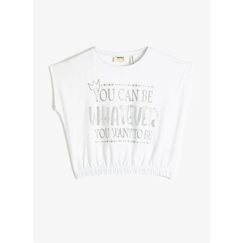 Koton Printed White Girls T-shirt 3skg10063ak Slike