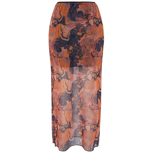 Trendyol Skirt - Orange - Maxi Cene