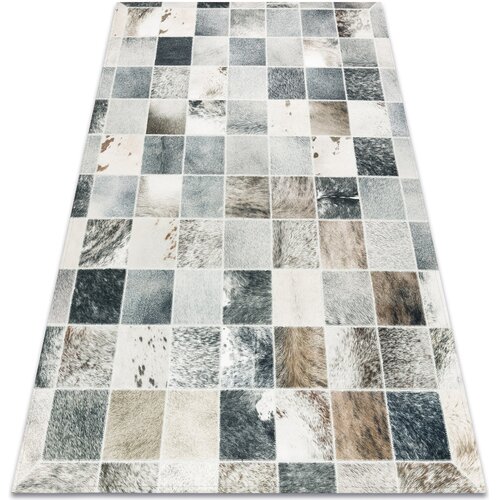 RugsX Preproge Preproga PATCHWORK 21716 bež - Goveja koža 160x230 cm Bež Cene