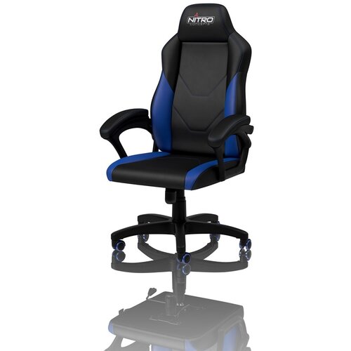 Nitro Concepts C100 PC gaming chair Padded seat Black, Blue Slike