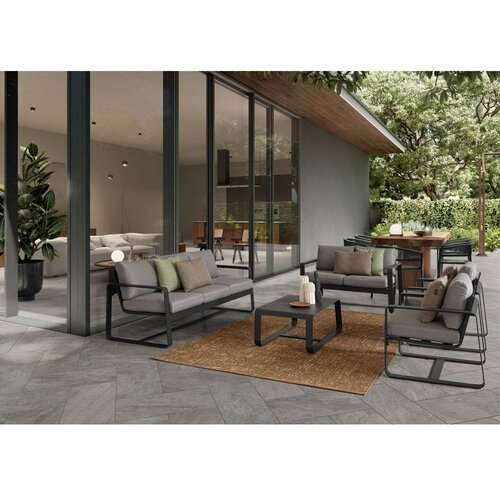 BIZZOTTO Vrtni stolić za kavu aluminijski 62x105 cm Merrigan &amp;ndash; Slike