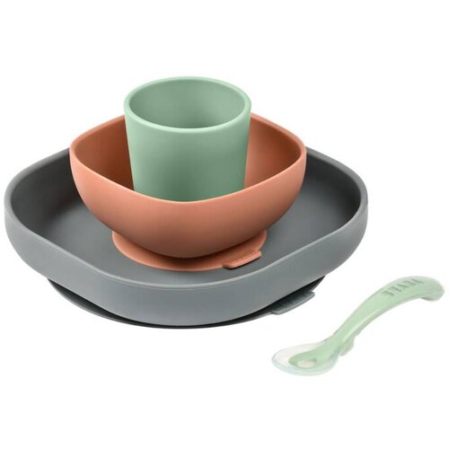 Beaba set od 4 silikonske posude, Mineral Slike