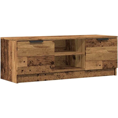 Maison Chic TV omarica - TV enota - Televizijska omarica starinski les 102x35x36,5 cm inženirski les, (21699104) Cene