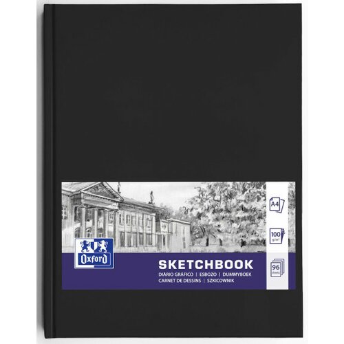 Oxford Sketchbook A4, tvrdi povez, 100g, 96 listova ( 06XS64 ) Slike