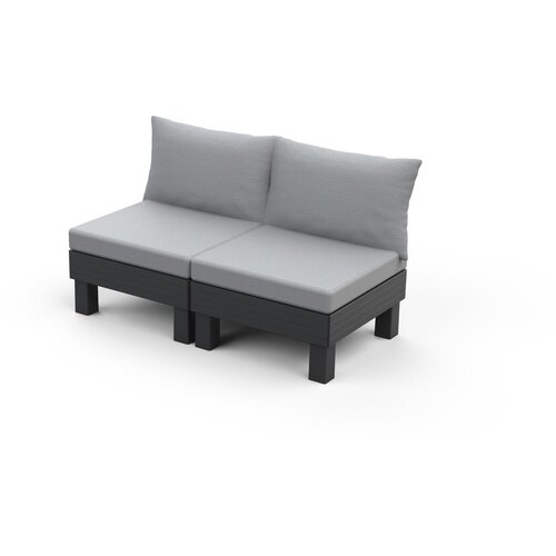 Keter Siva plastična vrtna sofa Cantara – Cijene