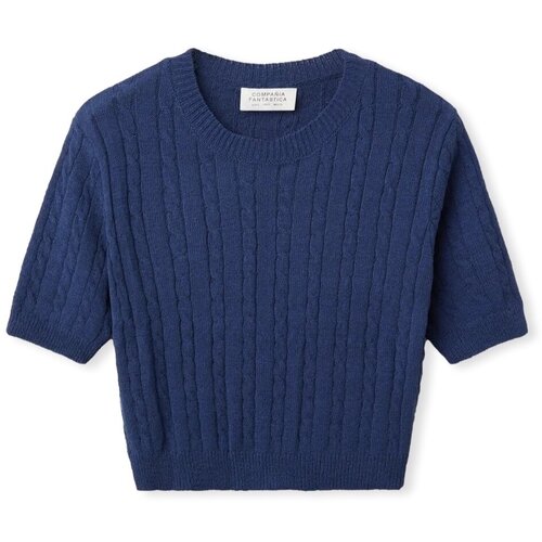 Compania Fantastica Puloverji COMPA&amp;Ntilde;IA FANT&amp;Aacute;STICA Knit 10319 - Navy Blue Modra Slike