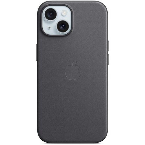 Apple iPhone 15 FineWoven case with MagSafe Black, (20741073) Slike