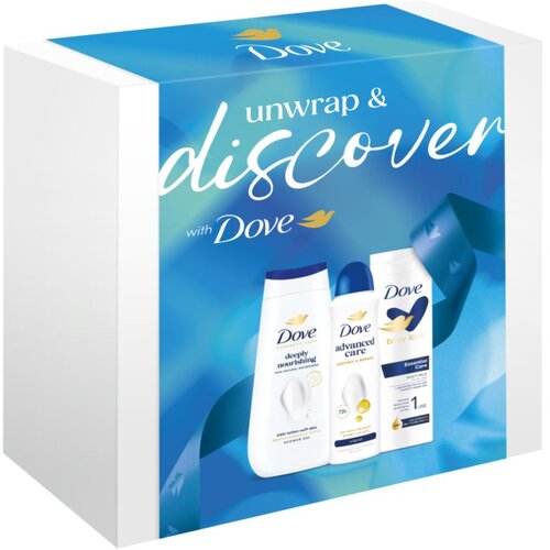 Dove Unwrap &amp;amp; Discover poklon set za žene Slike