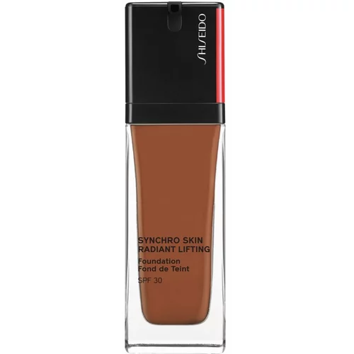 Shiseido Synchro Skin Radiant Lifting Foundation posvetlitveni lifting tekoči puder SPF 30 odtenek 520 Rosewood 30 ml