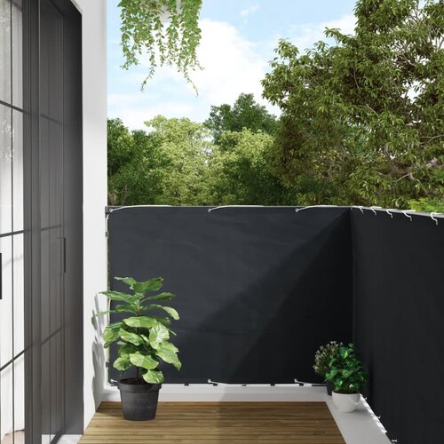 vidaXL Vrtno platno za zasebnost antracitno 400x120 cm PVC Cene