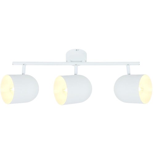 Candellux Lighting bela stropna svetilka s kovinskim senčilom 55x10 cm azuro Cene