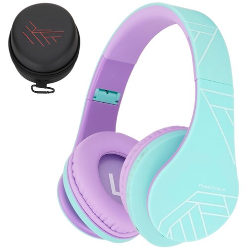 POWERLOCUS P2 Kids Headphones turquoise /purple Slike