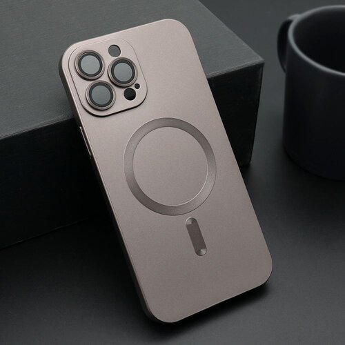 Maska elegant magsafe za iphone 13 pro max/ siva Slike