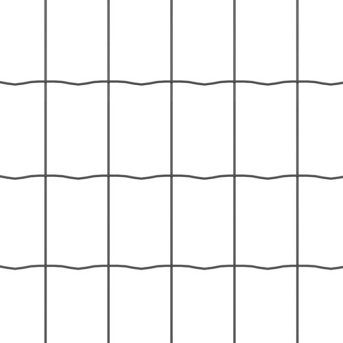 vidaXL evropska ograja Siva 0.6x50 m Jeklo Cene