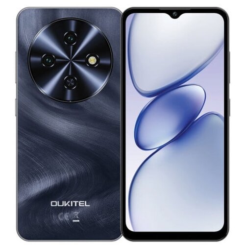 Oukitel C5 black smart phone4G/Quad-Core/128GB/4+12GB/13M/5MP/5000mAh/Android 14 Cene