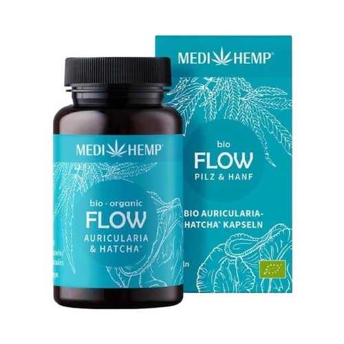 MEDIHEMP Bio FLOW Auricularia-HATCHA - kapsule Slike