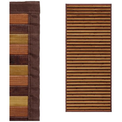 Casa Selecci&amp;oacute;n Gorčično rumen/rjav bambusov tekač 75x175 cm &amp;ndash; Slike