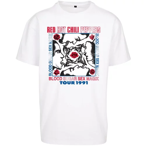MT Upscale Red Hot Chilli Peppers Oversize Tee white