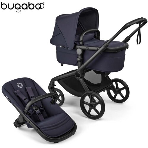 BUGABOO otro&amp;scaron;ki voziček 2v1 fox&amp;trade; 5 renew complete black/deep indigo Slike
