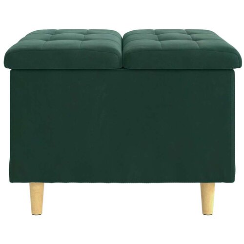 Otoman za pohranu s jastukom Tamnozelena 60 x 60 x 45 cm Bar&amp;scaron;un - Tamnozelena 60 cm Bar&amp;scaron;un Slike
