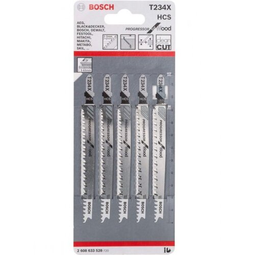 Bosch list ubodne testere progressor for wood t 234 x 117 x 2-3 mm (2608633528) Cene