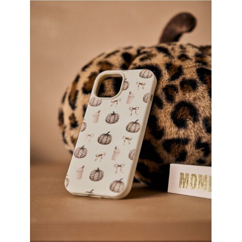 Sinsay Maska za iPhone 15 s motivom bundeve u leopard uzorku i jesenskih dodataka Slike