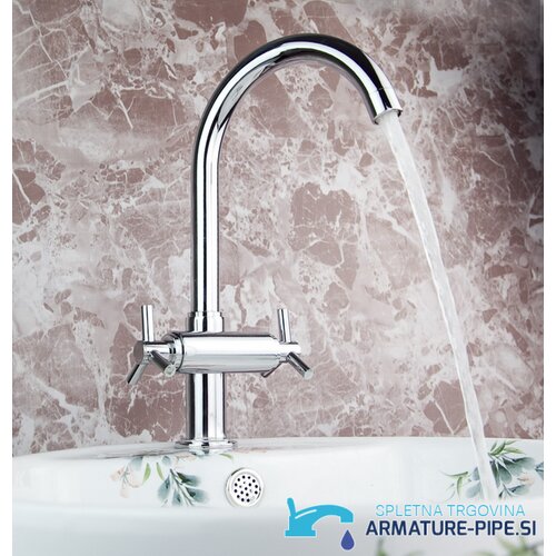  Kopalniška/kuhinjska pipa EYN 8509 | Elegantna visoka armatura za kopalnico ali kuhinjo Cene