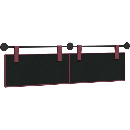  Držeće uzglavlje Zidne Vinova crvena 170 x 55 x 5 cm tkanina - boja crnog vina 160 cm bez LED Slike