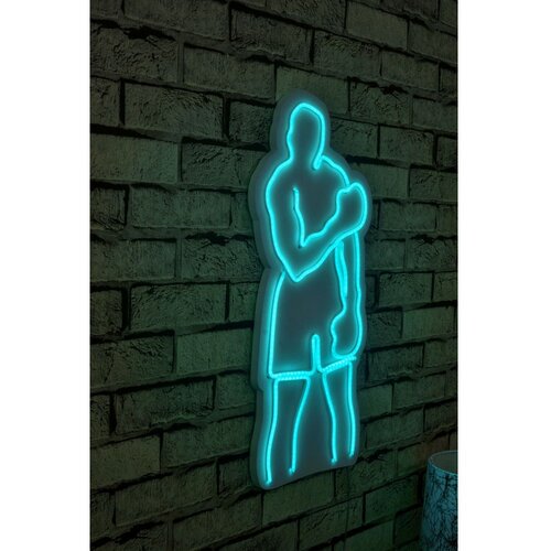Wallity Dekorativna plastična LED rasveta Muhammed Ali Blue Slike