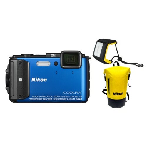 Nikon COOLPIX AW130 (Plava) + Ranac digitalni fotoaparat Slike