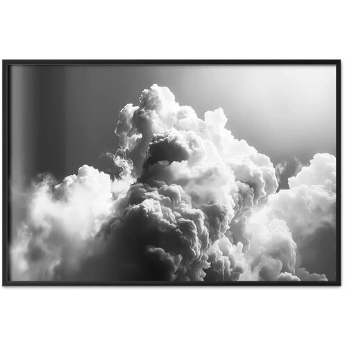  Plakat Clouds Like Dreams: Let the Sun Brighten Your Day &amp;ndash; A Visual Feast 60x40 Crni okvir Slike
