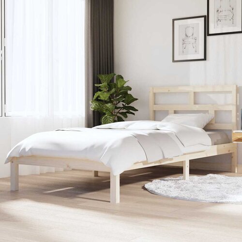  Okvir za krevet od masivne borovine 90 x 200 cm Cijene