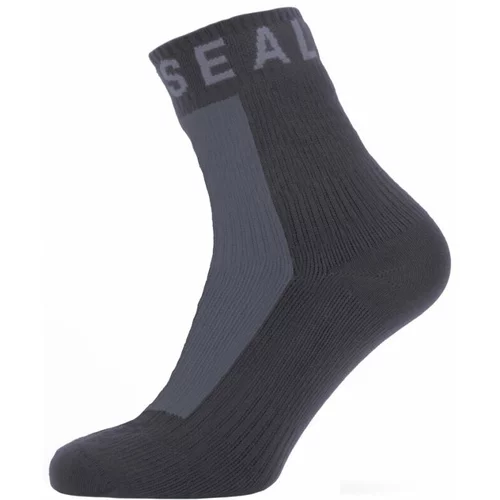 Sealskinz Waterproof All Weather Ankle Length Sock with Hydrostop Black/Grey S