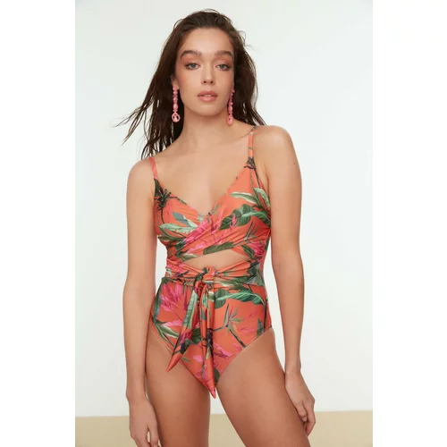 Trendyol Swimsuit - Multicolored - Floral