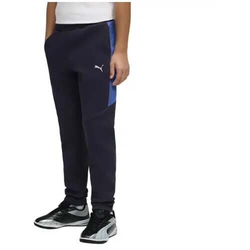 Puma Donji deo trenerke za dečake Evostripe, Crni Cene