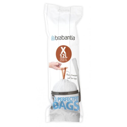 Brabantia PerfectFit Bin Liner Type X, 12 L, 20 Bags Slike